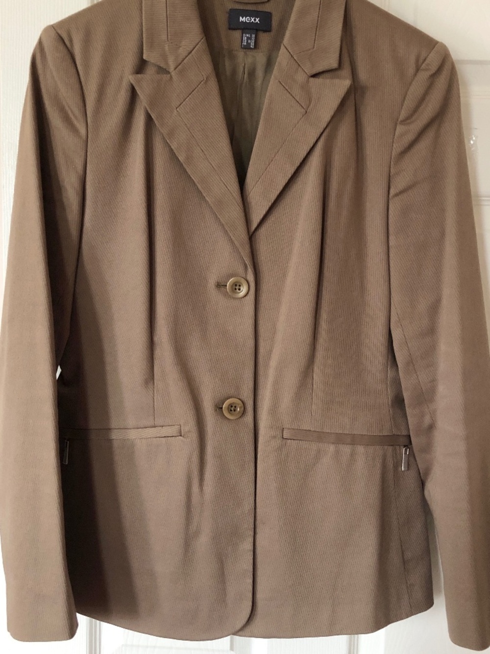 Mexx Taupe Two Button Jacket